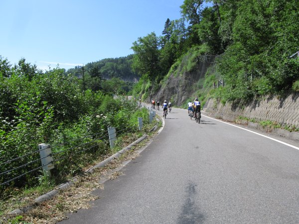 位ヶ原山荘の手前