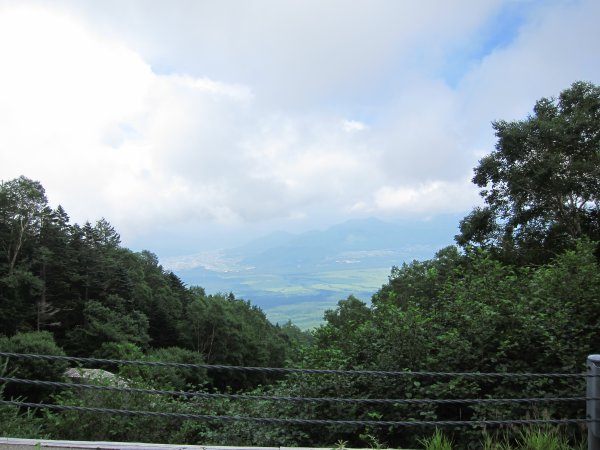 遠くの風景を俯瞰