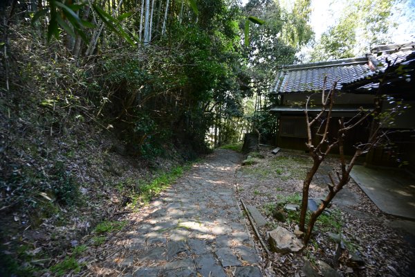 白山神社近くの道