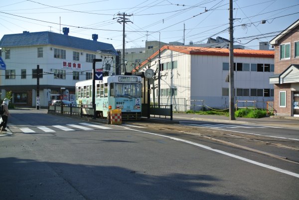 函館市電：函館どつく前