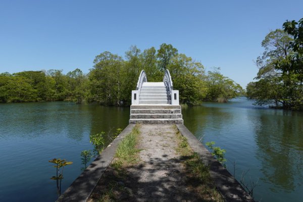 大沼公園散策路：浮島橋