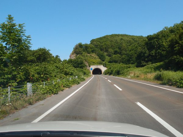 国道231号線(4)：尻苗トンネル入口
