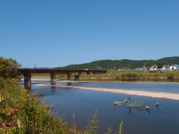 日高本線：三石橋