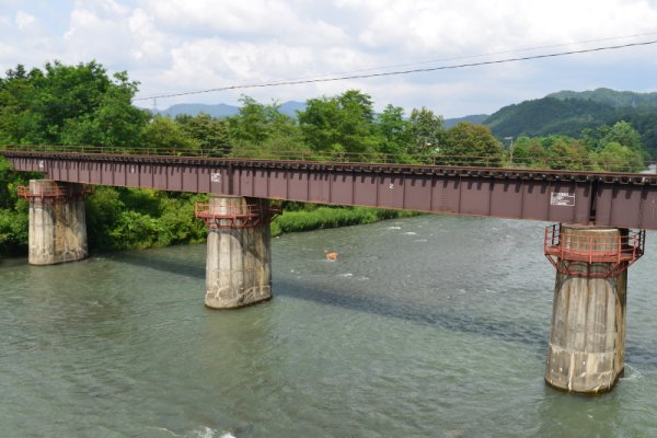 夕張支線の鉄橋(1)
