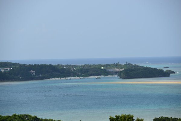 川平湾(4)：県道から