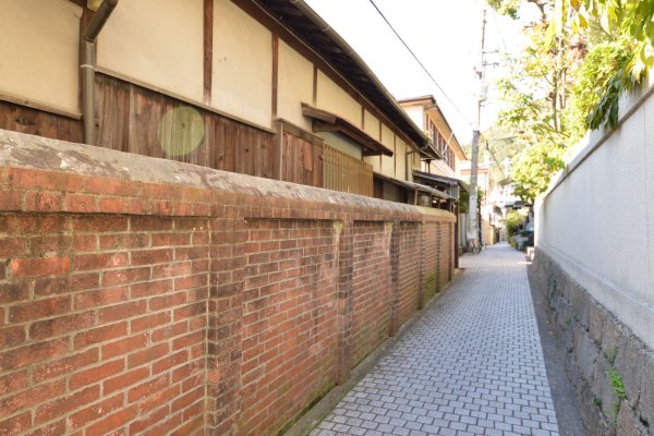 神戸異人館巡り(2)：石畳の小道