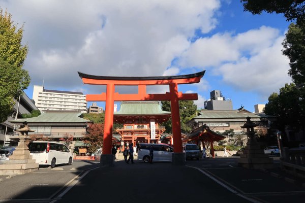 生田神社(2)：三の鳥居