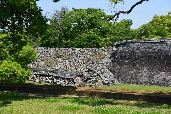 熊本城(14)：戌亥櫓手前の石垣