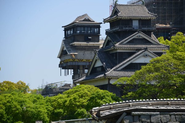 熊本城(15)：大小天守と宇土櫓