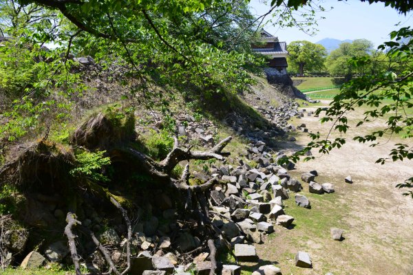 熊本城(17)：加藤神社近く