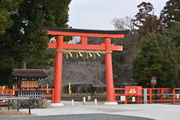 上賀茂神社：一の鳥居