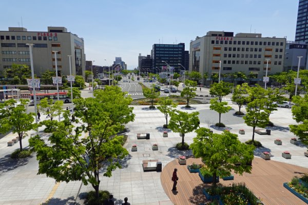 新潟駅：南口広場