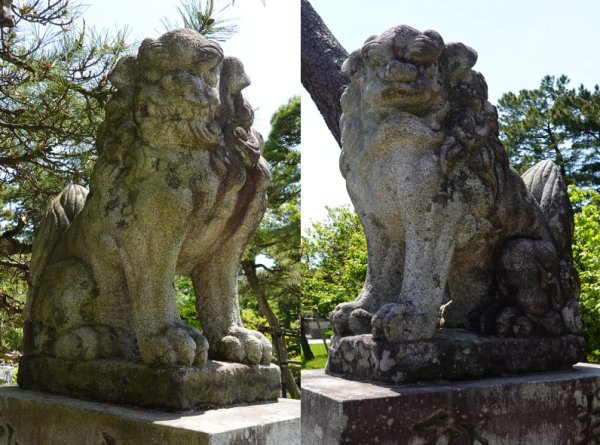 白山神社：狛犬