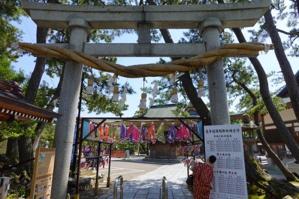 白山神社：鳥居