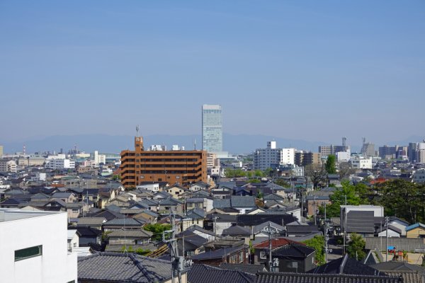 日和山展望台：市街地