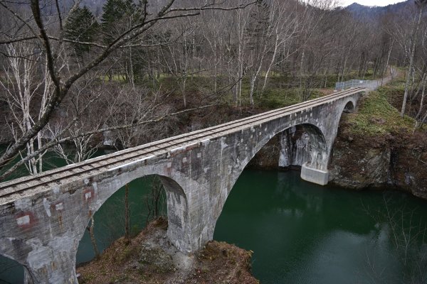 士幌線廃線跡：第三音更川橋梁