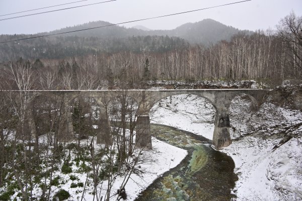 士幌線廃線跡：第五音更川橋梁