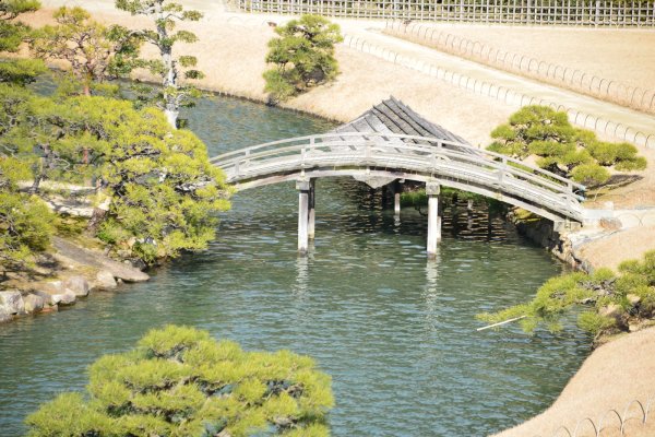 岡山後楽園(9)：アーチ橋