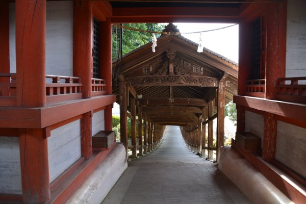 吉備津神社(3)：南隋神門と廻廊