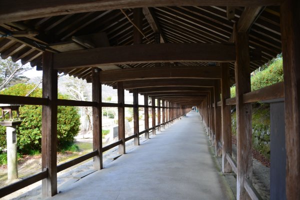 吉備津神社(4)：廻廊