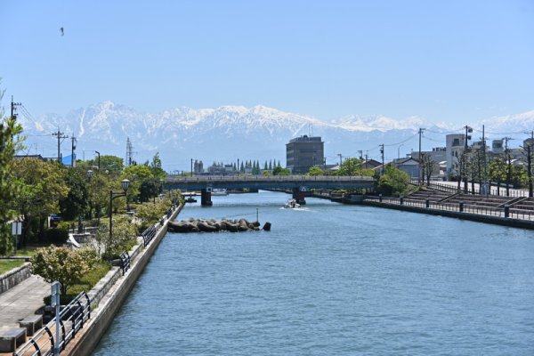 大漁橋からの立山連峰