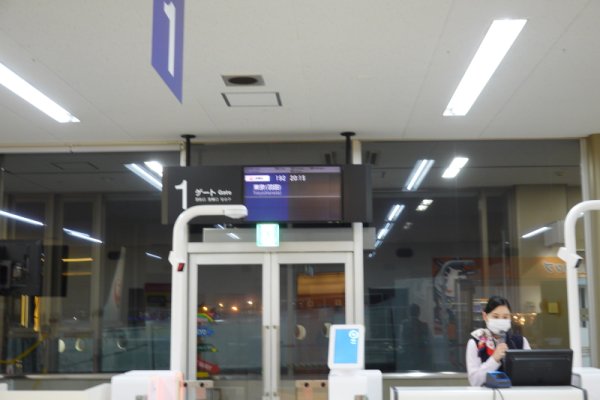 小松空港：搭乗ゲート