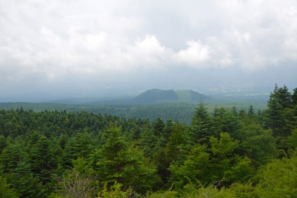 二ツ山が見える：1775m