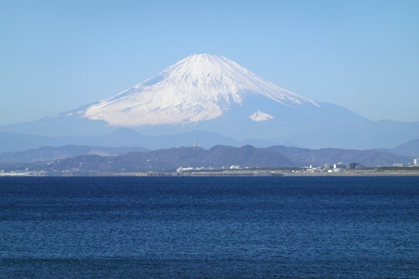 イルキャンティビーチェからの富士山