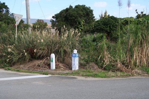 皆田海岸十字路