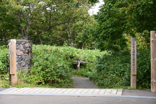 地上歩道の入り口