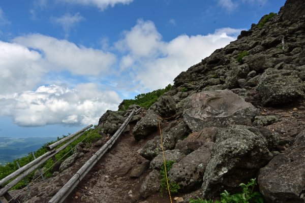 登山道が変わる