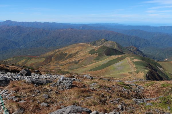 リフト利用の登山道