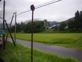 会津大塩駅：出発