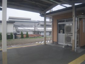 山梨市駅：到着