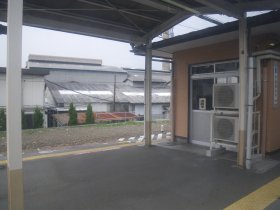 山梨市駅：出発