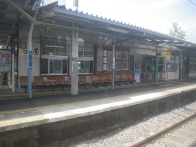 富士見駅：到着