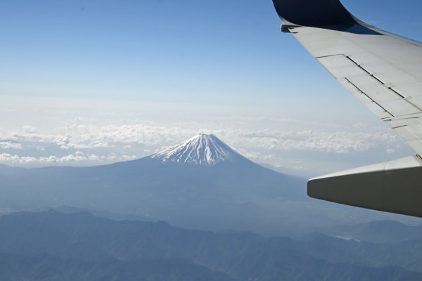 JAL201便：富士山