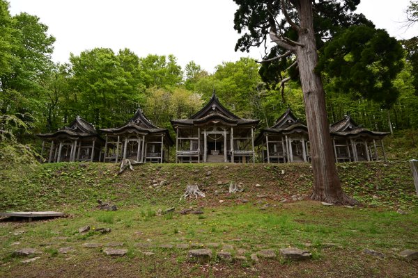 赤神神社(5)：五社堂