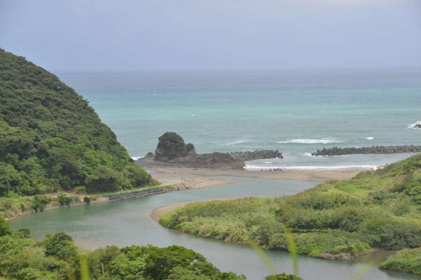 大川の河口