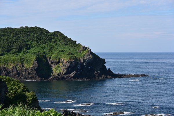 艫作の海岸から椿山の半島