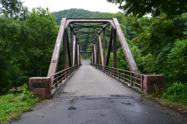 白神ライン：暗門大橋