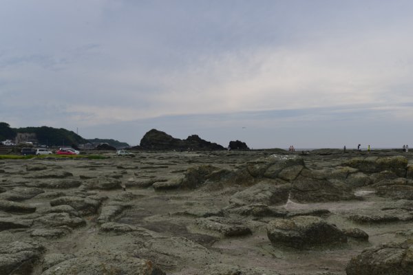 千畳敷：岩棚の海岸