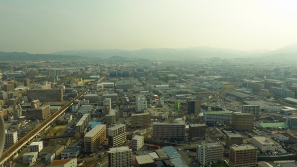ＪＡＬ305便：新幹線の上空を