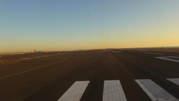 JAL431便：D滑走路