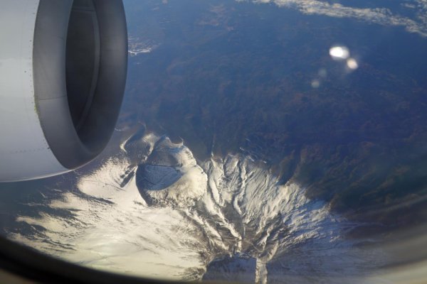 JAL431便：富士山