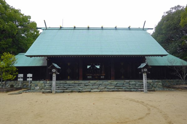 東雲神社：拝殿