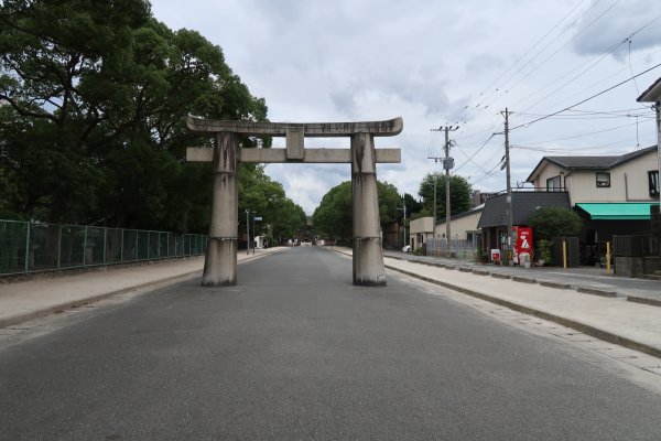 筥崎宮(4)：参道の鳥居