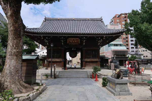 櫛田神社(3)：御神牛と楼門