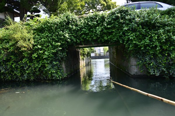 水郷柳川の川下り(6)：柳川城堀水門