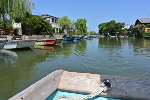 水郷柳川の川下り(20)：船着場